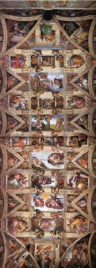 Michelangelo Buonarroti The ceiling China oil painting art